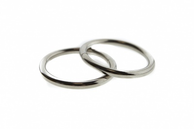 Кольцо металлическое d-32 мм, цв.-никель - купить в Ханты-Мансийске. Цена: 3.54 руб.