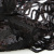 Трикотажное полотно с пайетками, шир.130 см, #311-бахрома чёрная - купить в Ханты-Мансийске. Цена 1 183.35 руб.