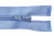Спиральная молния Т5 351, 40 см, автомат, цвет св.голубой - купить в Ханты-Мансийске. Цена: 13.03 руб.