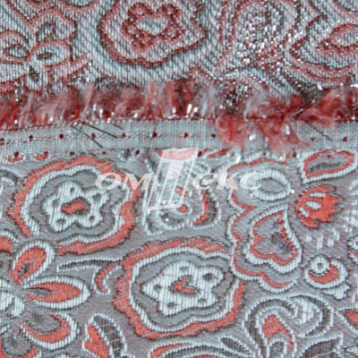 Ткань костюмная жаккард, 135 гр/м2, шир.150см, цвет красный№12 - купить в Ханты-Мансийске. Цена 441.92 руб.