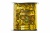 Пайетки "ОмТекс" на нитях, SILVER SHINING, 6 мм F / упак.91+/-1м, цв. 48 - золото - купить в Ханты-Мансийске. Цена: 356.19 руб.