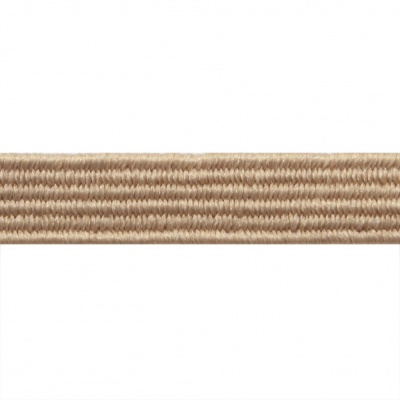 Резиновые нити с текстильным покрытием, шир. 6 мм ( упак.30 м/уп), цв.- 97-бежевый - купить в Ханты-Мансийске. Цена: 152.05 руб.