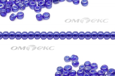 Бисер (TL) 11/0 ( упак.100 гр) цв.108 - синий - купить в Ханты-Мансийске. Цена: 44.80 руб.