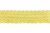 Тесьма кружевная 0621-1212А, шир. 45 мм/уп. 20+/-1 м, цвет 017-жёлтый - купить в Ханты-Мансийске. Цена: 1 033.32 руб.