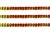 Пайетки "ОмТекс" на нитях, CREAM, 6 мм С / упак.73+/-1м, цв. 96 - красный - купить в Ханты-Мансийске. Цена: 484.77 руб.