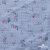 Ткань Муслин принт, 100% хлопок, 125 гр/м2, шир. 140 см, #2308 цв. 69 серо-голубой с цветком - купить в Ханты-Мансийске. Цена 413.11 руб.