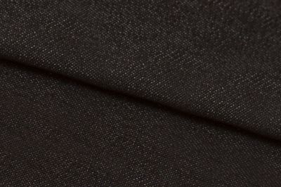 Ткань джинсовая №96, 160 гр/м2, шир.148см, цвет чёрный - купить в Ханты-Мансийске. Цена 350.42 руб.