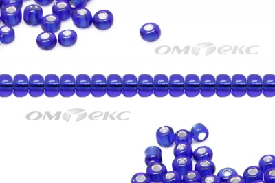 Бисер (SL) 11/0 ( упак.100 гр) цв.28 - синий - купить в Ханты-Мансийске. Цена: 53.34 руб.
