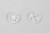 Кнопки пришивные пластиковые 10 мм, блистер 24шт, цв.-прозрачные - купить в Ханты-Мансийске. Цена: 48.41 руб.