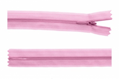 Молния потайная Т3 513, 60 см, капрон, цвет св.розовый - купить в Ханты-Мансийске. Цена: 10.13 руб.