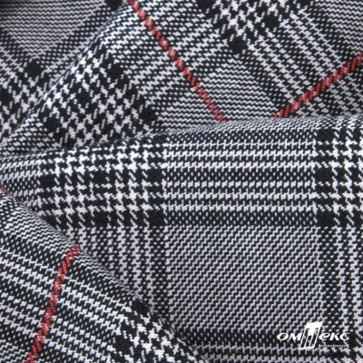 Ткань костюмная "Клер" 80% P, 16% R, 4% S, 200 г/м2, шир.150 см,#10 цв-серый/красный - купить в Ханты-Мансийске. Цена 412.02 руб.