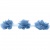 Тесьма плетеная "Рюш", упак. 9,14 м, цвет голубой - купить в Ханты-Мансийске. Цена: 45.87 руб.