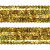 Тесьма с пайетками D16, шир. 20 мм/уп. 25+/-1 м, цвет золото - купить в Ханты-Мансийске. Цена: 778.19 руб.