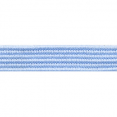 Резиновые нити с текстильным покрытием, шир. 6 мм ( упак.30 м/уп), цв.- 108-голубой - купить в Ханты-Мансийске. Цена: 155.22 руб.