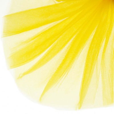 Фатин блестящий 16-70, 12 гр/м2, шир.300см, цвет жёлтый - купить в Ханты-Мансийске. Цена 109.72 руб.