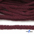 Шнур плетеный d-6 мм круглый, 70% хлопок 30% полиэстер, уп.90+/-1 м, цв.1070-бордовый - купить в Ханты-Мансийске. Цена: 588 руб.